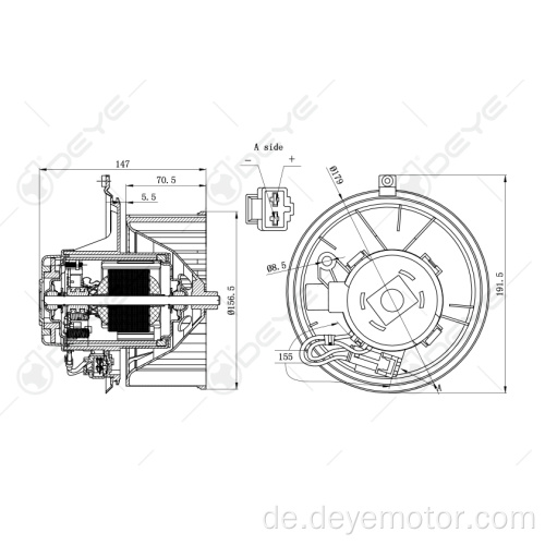 Gebläsemotor für RENAULT LAGUNA RENAULT VEL SATIS